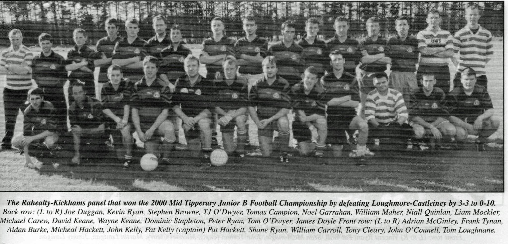 Rahealty Kickhams Minor A Mid Tipperary champions 1996