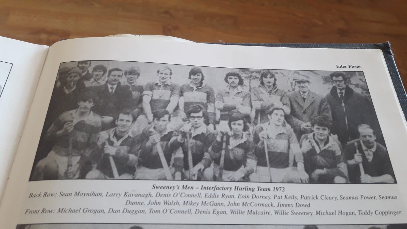 Sweeney's Men - Interfactory Hurling Team 1972