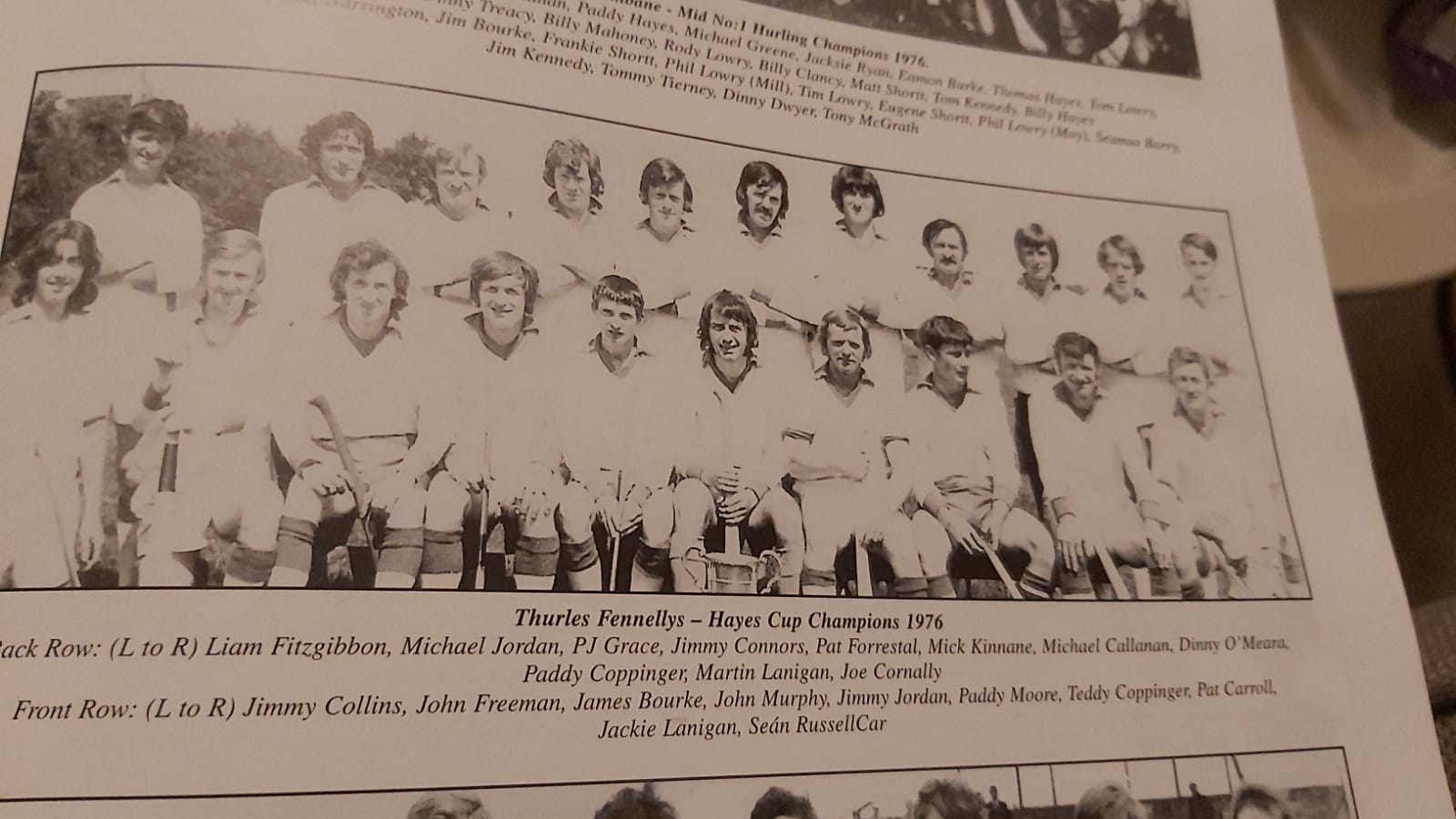 Thurles Fennellys - Hayes Cup Champions 1976