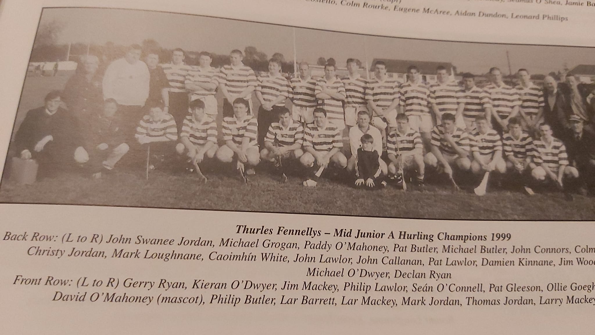 Thurles Fennellys - Mid Junior A Hurling Champions 1999