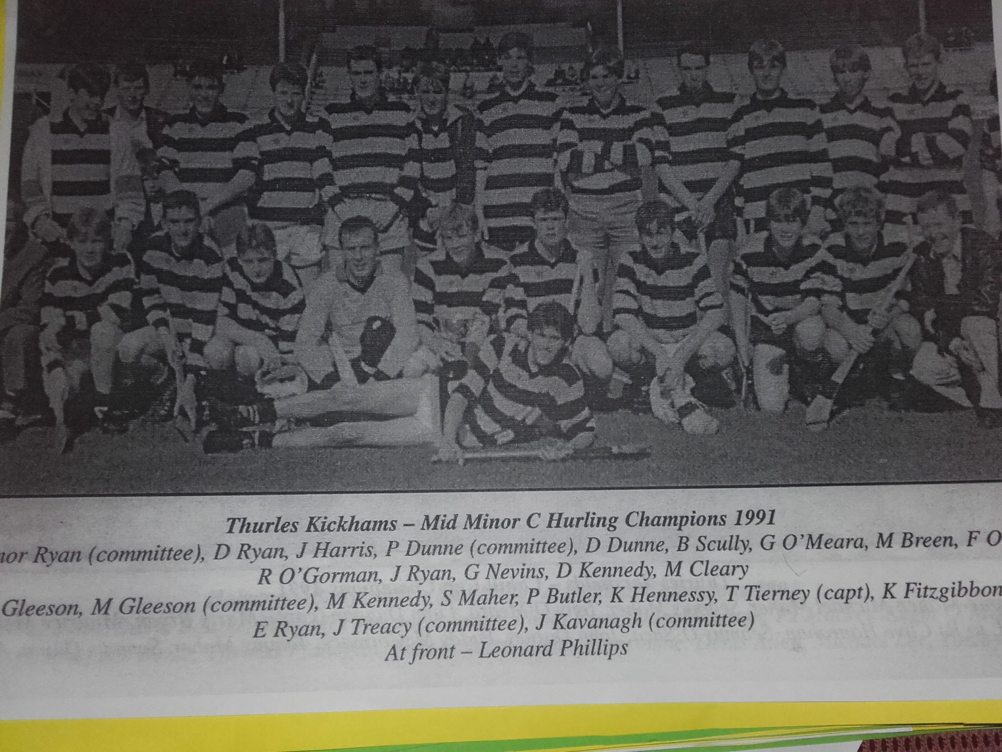 Thurles Kickhams - Mid Minor C Hurling Champions 1991