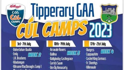 Thurles Gaels Cúl Camp 24-28th July
